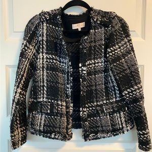 Vanessa Williams Jacket, Black/White, Size Small